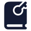 Bookkey icon with solid rounded style