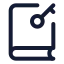 Bookkey icon with stroke standard style