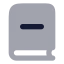 Bookminus icon with bulk rounded style