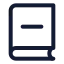 Bookminus icon with stroke standard style