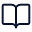 Bookopen icon with stroke standard style