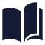 Bookopen icon with solid sharp style