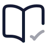 Book Open Check icon preview