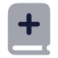 Bookplus icon with bulk rounded style