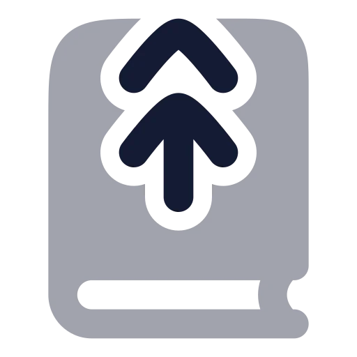 Book Up 2 Icon in Bulk Rounded style
