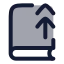 Bookup icon with duotone rounded style