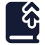 Bookup icon with solid standard style