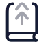 Bookup icon with twotone rounded style