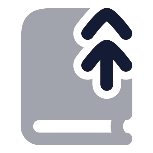 Book Up 2 Icon in Bulk Rounded style