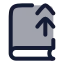 Bookup 2 icon with duotone rounded style