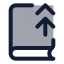 Bookup 2 icon with duotone standard style