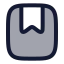 Bookmark icon with duotone rounded style