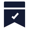 Bookmark Check 01 icon preview
