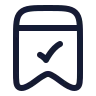 Bookmark Check 01 icon preview