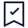 Bookmark Check 02 icon preview
