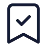 Bookmark Check 02 icon preview