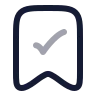 Bookmark Check 02 icon preview