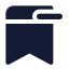 Bookmarkminus icon with solid standard style