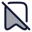 Bookmarkoff icon with duotone rounded style