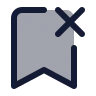 Bookmark Remove 02 icon preview