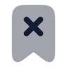 Bookmark X icon preview