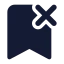 Bookmarkx icon with solid standard style