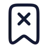 Bookmark X icon preview
