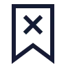 Bookmark X icon preview