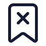 Bookmark X icon preview