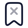 Bookmark X icon preview