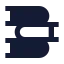 Books icon with solid sharp style