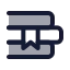 Books icon with duotone standard style