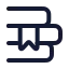 Books icon with stroke rounded style