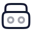 Boombox icon with twotone rounded style