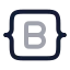Bootstrap icon with twotone rounded style