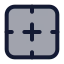 Borderall icon with duotone standard style