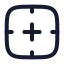 Borderall icon with stroke rounded style