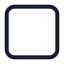 Borderall icon with stroke standard style