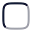 Borderall icon with twotone rounded style