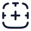 Borderbottom icon with stroke rounded style