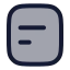 Borderfull icon with duotone rounded style