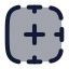 Borderleft icon with duotone rounded style