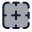 Borderleft icon with duotone standard style