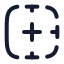 Borderleft icon with stroke rounded style