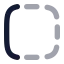 Borderleft icon with bulk rounded style