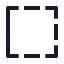 Borderleft icon with stroke sharp style