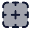 Bordernone icon with duotone standard style