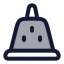 Borobudur icon with duotone rounded style