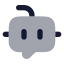 Botmessagesquare icon with bulk rounded style