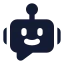 Botmessagesquare icon with solid standard style